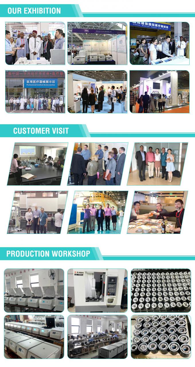 CFL6R 6×1000ml Büyük Kapasiteli Kan Bankası Merkezci Zemin Ayakkanlı Kan Bankası Soğutucu Merkezci 4