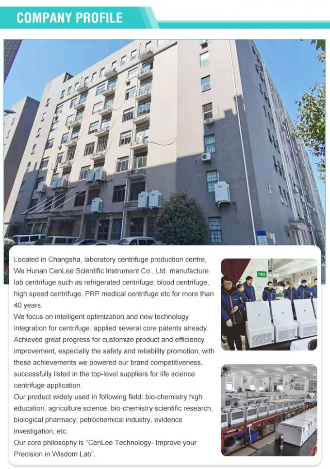 CFL6R 6×1000ml Büyük Kapasiteli Kan Bankası Merkezci Zemin Ayakkanlı Kan Bankası Soğutucu Merkezci 5