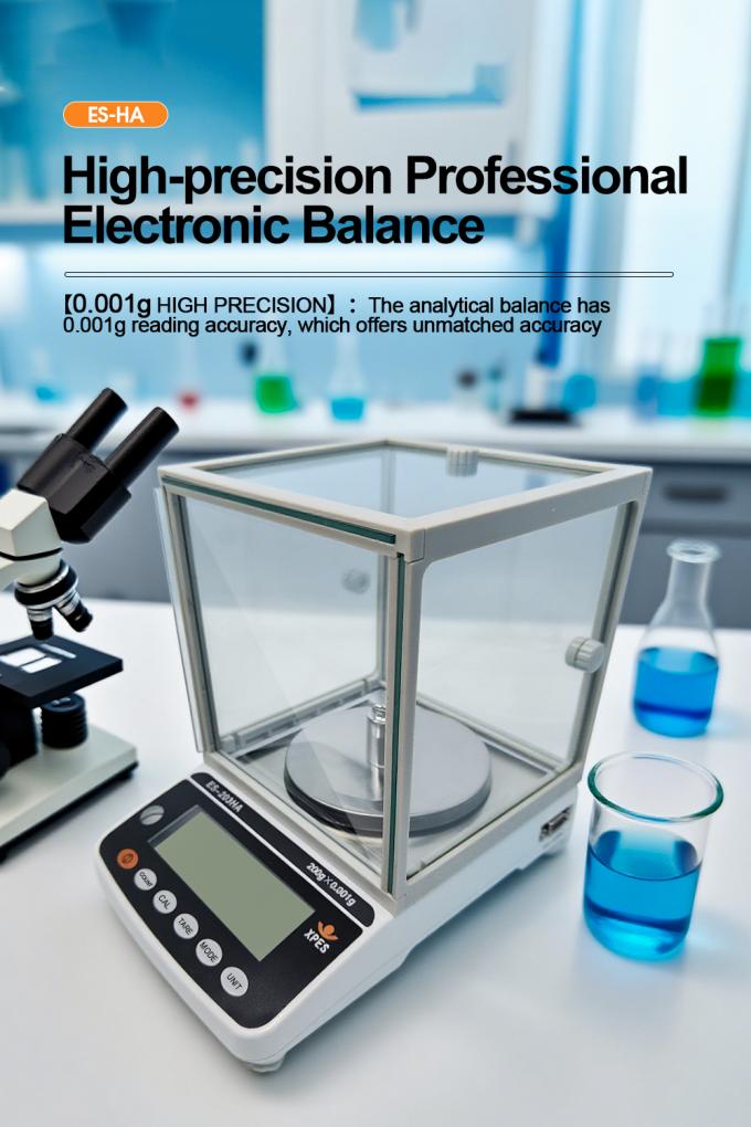 Okunabilirlik 0.001g Laboratuvar Precision Balance Laboratuvar Enstr&uuml;manları Draf Kalkanlı Analiz Denge &Ouml;l&ccedil;&uuml;s&uuml; 0