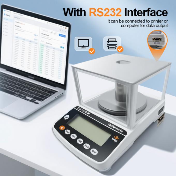 Okunabilirlik 0.001g Laboratuvar Precision Balance Laboratuvar Enstr&uuml;manları Draf Kalkanlı Analiz Denge &Ouml;l&ccedil;&uuml;s&uuml; 1