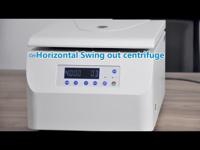 Swing-out rotor yatay santrifüj Düşük Hızlı Laboratuvar Sentrifüj Hücresi/ Klinik/ Biyotek/ PCR/ Araştırma Kanı/ Plazma/ İdrar Ayrımı