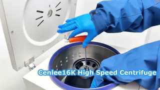 Cenlee16K 16000rpm Sabit Açılı Rotor Masaüstü Yüksek Hızlı Santrifüj LCD Ekran