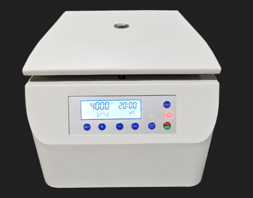 Sabit Açı Rotorlu 6x 50ml Düşük Hızlı Tezgah Üstü Laboratuvar Santrifüjü 4000rpm