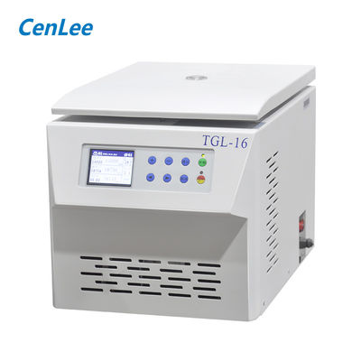 Yüksek Hızlı Masa Üstü Benchtop Soğutucu Merkezici TGL-16 16000r/min, 21532xg, 90ml Kapasite, -20°C'den +40°C'ye kadar