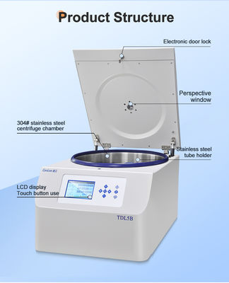 TDL5B Çok fonksiyonel PRP Yağ Çekim Merkezci Max. RCF 4390 x g ve Max. RPM 5000 r/min Güzellik Profesyonelleri için