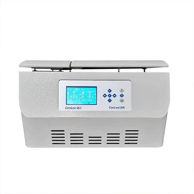 CenLee16R 16600rpm Büyük Kapasite / Hacim Kan Bankası Merkezci Masaüstü Soğutulmuş Kan Merkezci Makinesi N.W 68KG