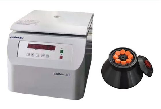 20000 rpm yüksek hızlı Sabit Açılı Rotor Santrifüj makinesi Laboratuvar / güzellik / klinik / kan istasyonu için 600 ml Masaüstü santrifüj