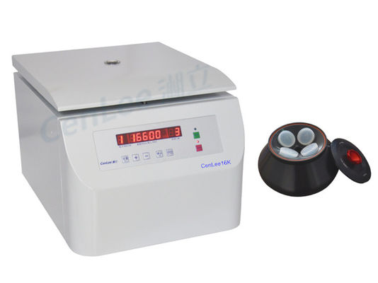 İyi bir fiyat. 16600RPM LED Ekran Sabit Açılı Rotor Santrifüj Tezgahüstü Yüksek Hızlı 21532RCF çevrimiçi