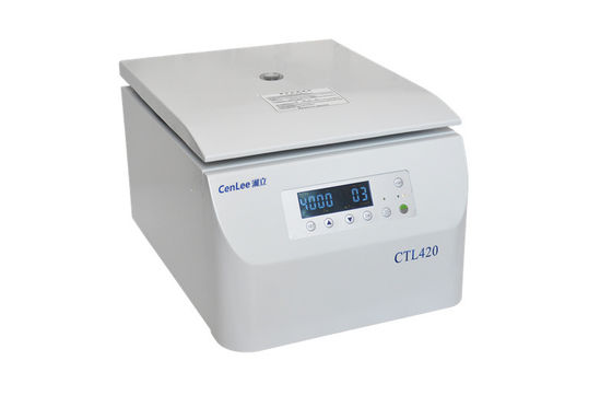 CTL420 4200rpm 5/15/20/50ml Benchtop Horizontal Swing out rotor PRP santrifüj makinesi