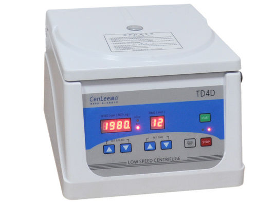 2200 × g RCF ABS Sabit Rotorlu Santrifüj Masa Üstü Düşük Hızlı 15ml Tüpler