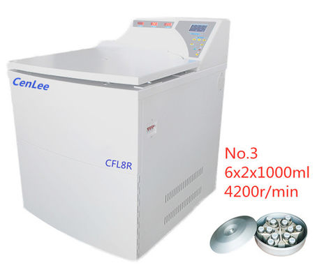 İyi bir fiyat. Ön Soğutma Yer Tipi Soğutmalı Santrifüj, 2400ml 8000r / dak Kan Torbası Santrifüjü çevrimiçi