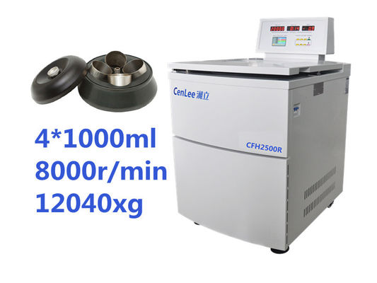 64800xg 4L Yer Tipi Santrifüj Süper Hız 25000r / Min Dengesizlik Koruması